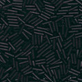 Miyuki Bugle Beads - Matte Black 6 mm, 10 gram Miyuki