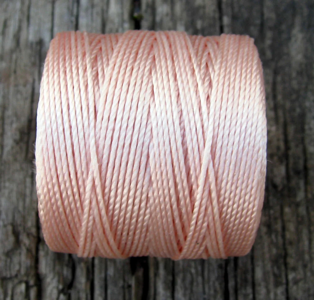 S-Lon Bead cord - Natural, 1 Rulle Hilmas Pyssel