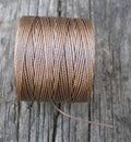S-Lon Bead Cord - Medium Brown, 1 Rulle Hilmas Pyssel