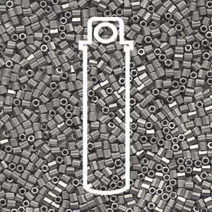 Miyuki Seed beads Hexcut - Matte Matte Silver 11/0, 21 gram Miyuki