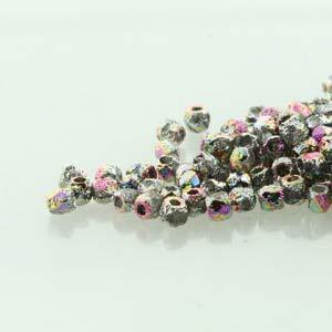 Tjeckiska Firepolish - Etch Full Vitrail Green True 2 mm, Storpack 600 stycken Hilmas Pyssel