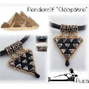 Mönster Hänge - Cléopâtre Pattern - Khéops® par Puca® Les perles par Puca® - Paris