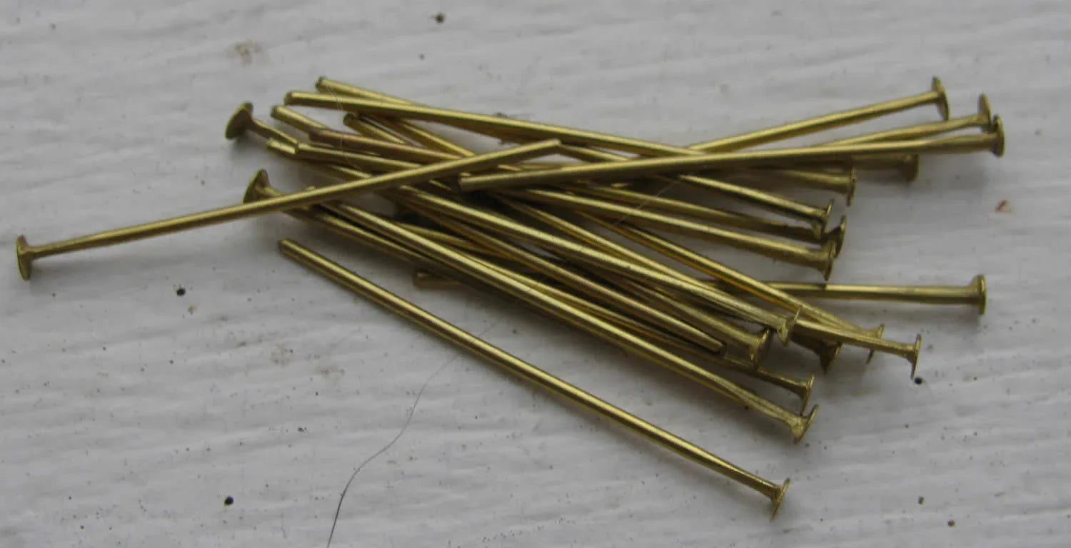 Hattpinnar Bronsfärgad - 25mm, 125-pack Grekisk Metall