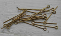 Ögelpinnar bronsfärgade - 25 mm, 125-pack Grekisk Metall