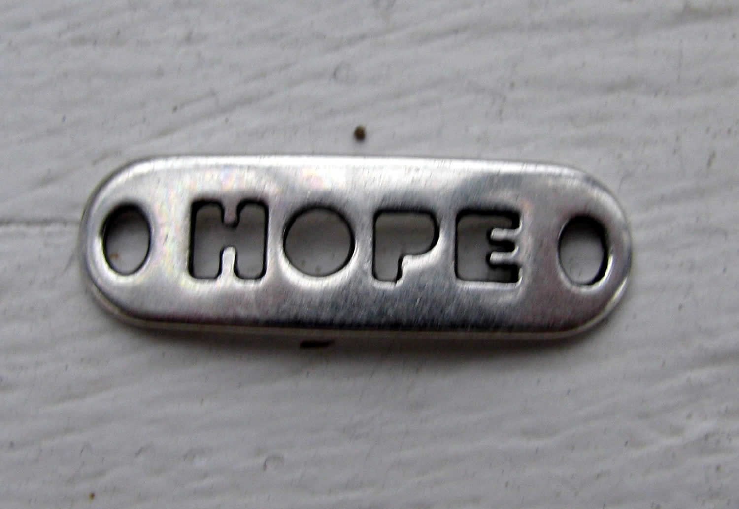 Connector Silverärgad - Hope 24x8mm 1 styck Grekisk Metall
