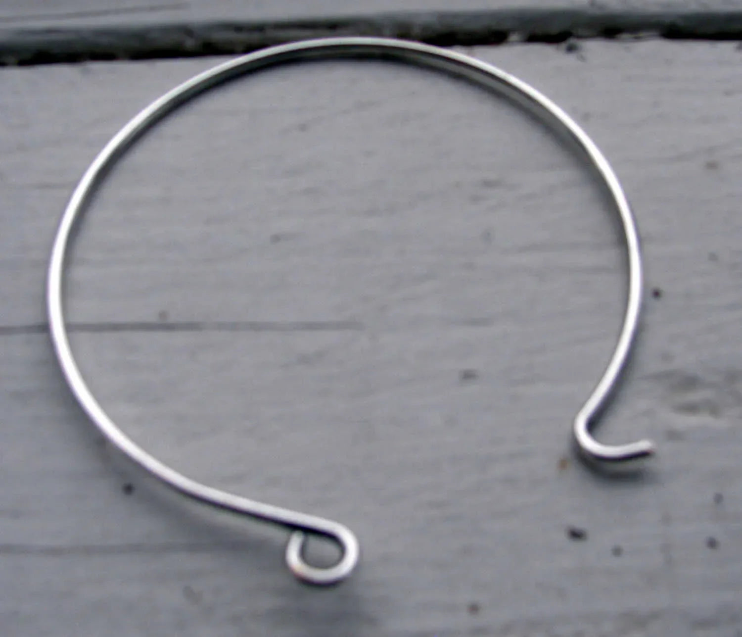 Armbandsstomme Silverfärgad - Med ögla 1 styck Grekisk Metall
