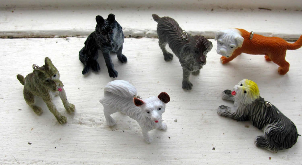 Hänge PVC - Hund Mix 6-pack Grekisk Metall