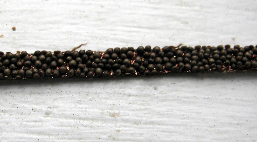 Platt band Caviar - Brun 5 mm, 20 cm Hilmas Pyssel