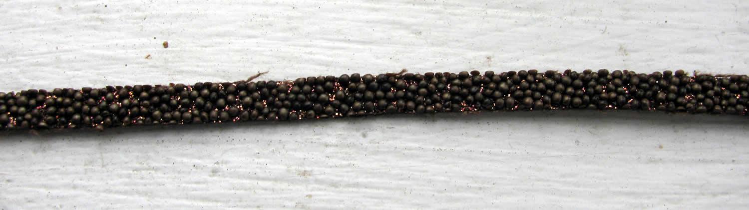 Platt band Caviar - Brun 5 mm, 20 cm Hilmas Pyssel