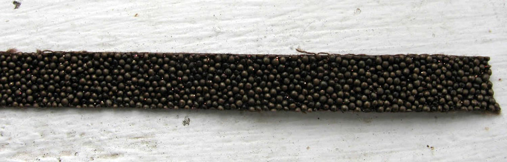 Caviarband Platt - Brun 10 mm, 20 cm Hilmas Pyssel