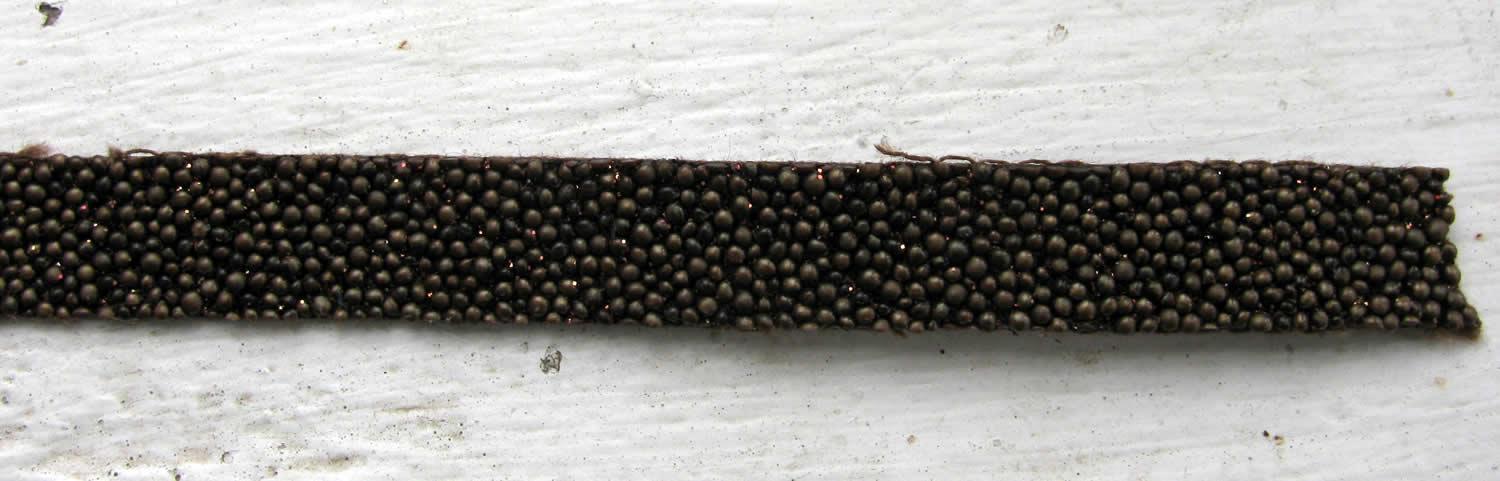Caviarband Platt - Brun 10 mm, 20 cm Hilmas Pyssel