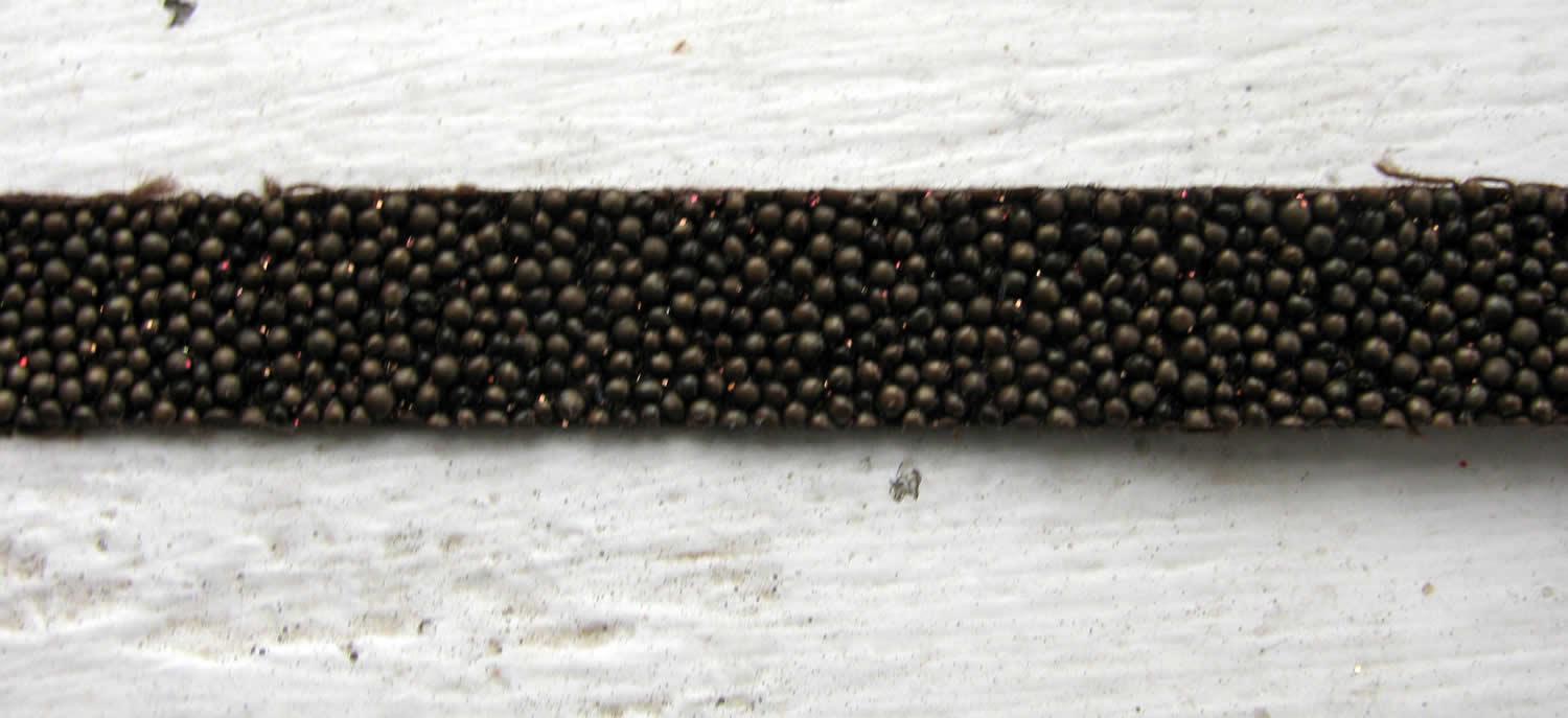 Caviarband Platt - Brun 10 mm, 20 cm Hilmas Pyssel