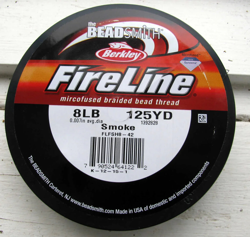 FireLine 8LB - Smoke / Mörkgrå 125 YD Beadsmith