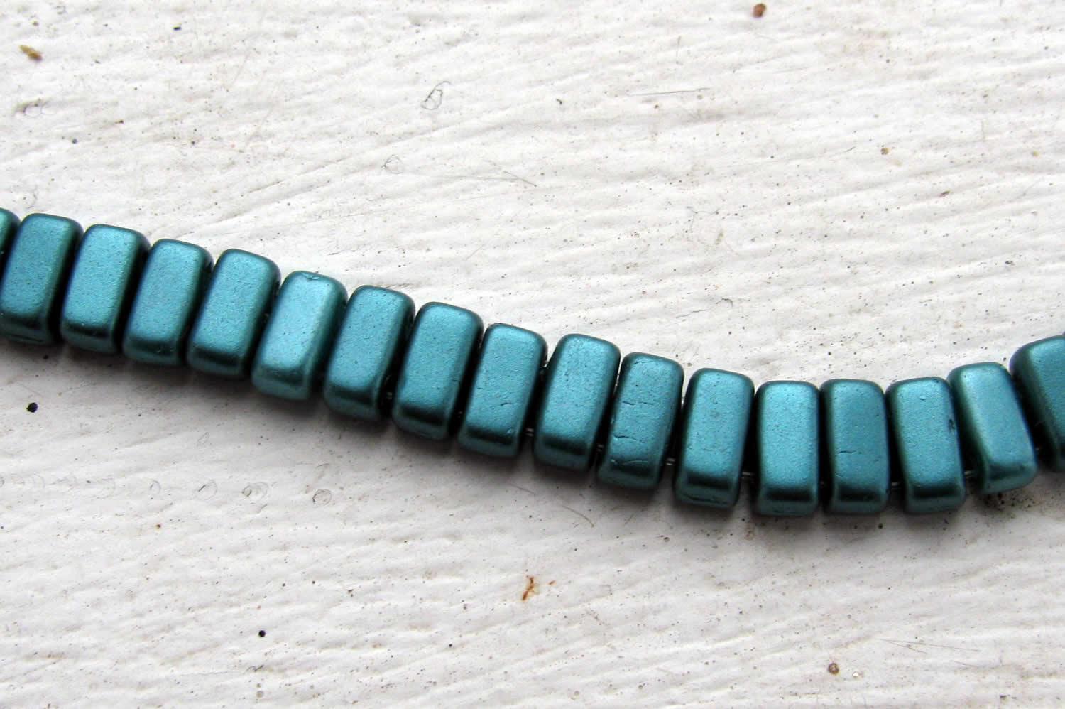 CzechMated Bricks - Dark green, 1 sträng CzechMates