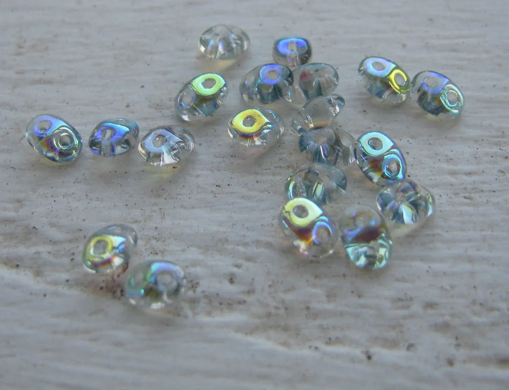 SuperDuo - Crystal Blue Rainbow, 10 gram Matubo