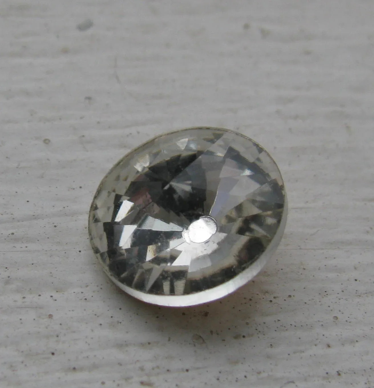 Matubo Rivoli - Crystal 12mm, 1 styck Matubo