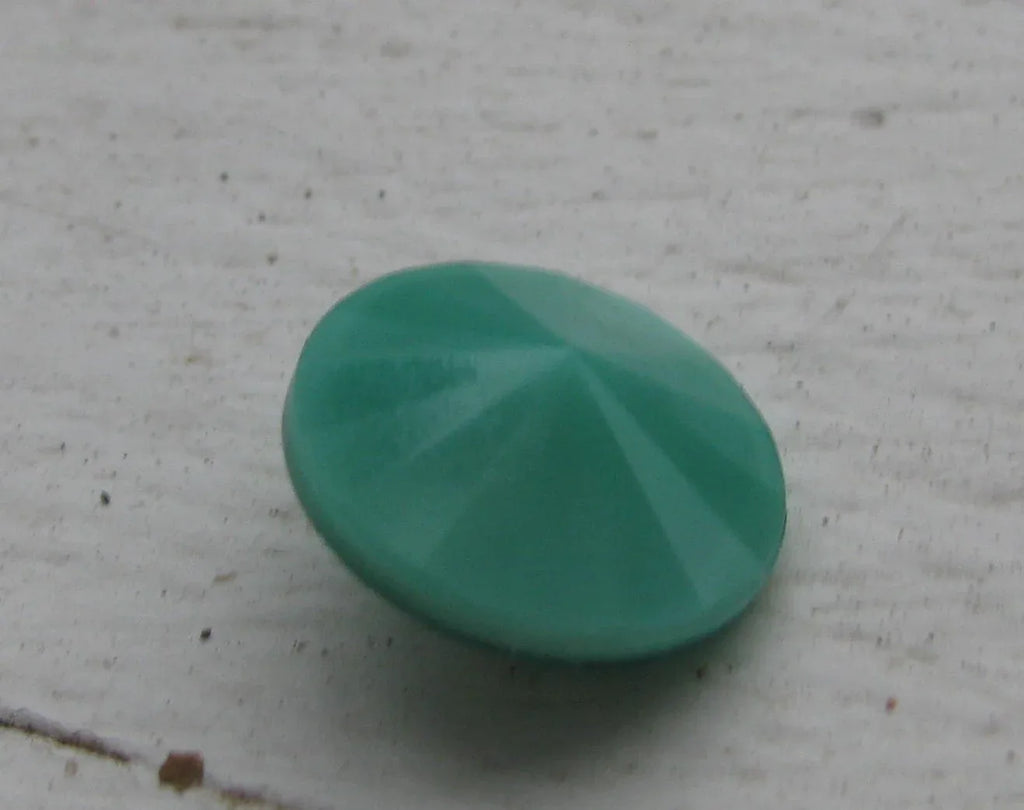 Matubo Rivoli - Turquoise Green 12mm Matubo