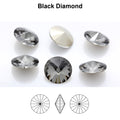 Aurea Crystals A1122 Rivoli - Black Diamond 18 mm, 1 styck