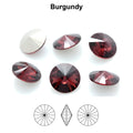 Aurea Crystals A1122 Rivoli - Burgundy 12mm 1 styck