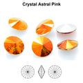 Aurea Crystals A1122 Rivoli - Crystal Astral Pink 14mm 1 styck