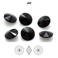 Aurea Crystals A1122 Rivoli - Jet 18 mm, 1 styck