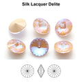 Aurea Crystals A1122 Rivoli – Silk Lacquer DeLite, 18 mm, 1 styck
