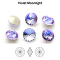 Aurea Crystals A1122 Rivoli - Violet Moonlight 12mm 1 styck