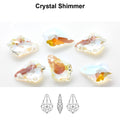 Aurea Crystals A6090 Baroque Pendant – Crystal Shimmer 30 mm, 1 styck
