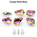 Aurea Crystals A6090 Baroque Pendant – Crystal Vitrail Rose 22 mm, 1 styck