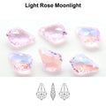 Aurea Crystals A6090 Baroque Pendant – Light Rose Moonlight 22 mm, 1 styck