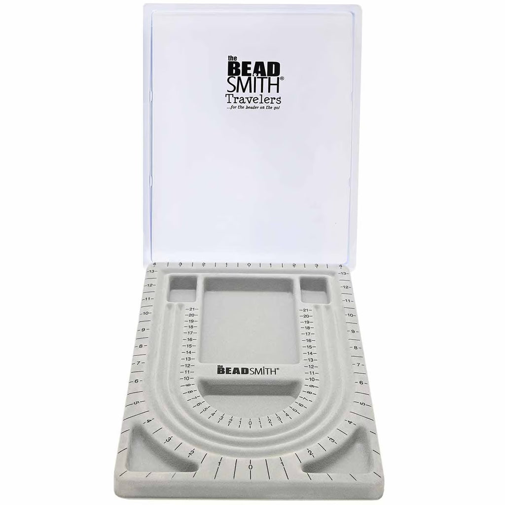 Pärlbricka - Designplatta Grå, 31x22cm 1 styck Beadsmith