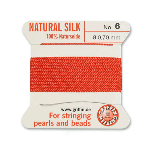 Griffin Silk - Coral Strl 6 1 förpackning Griffin
