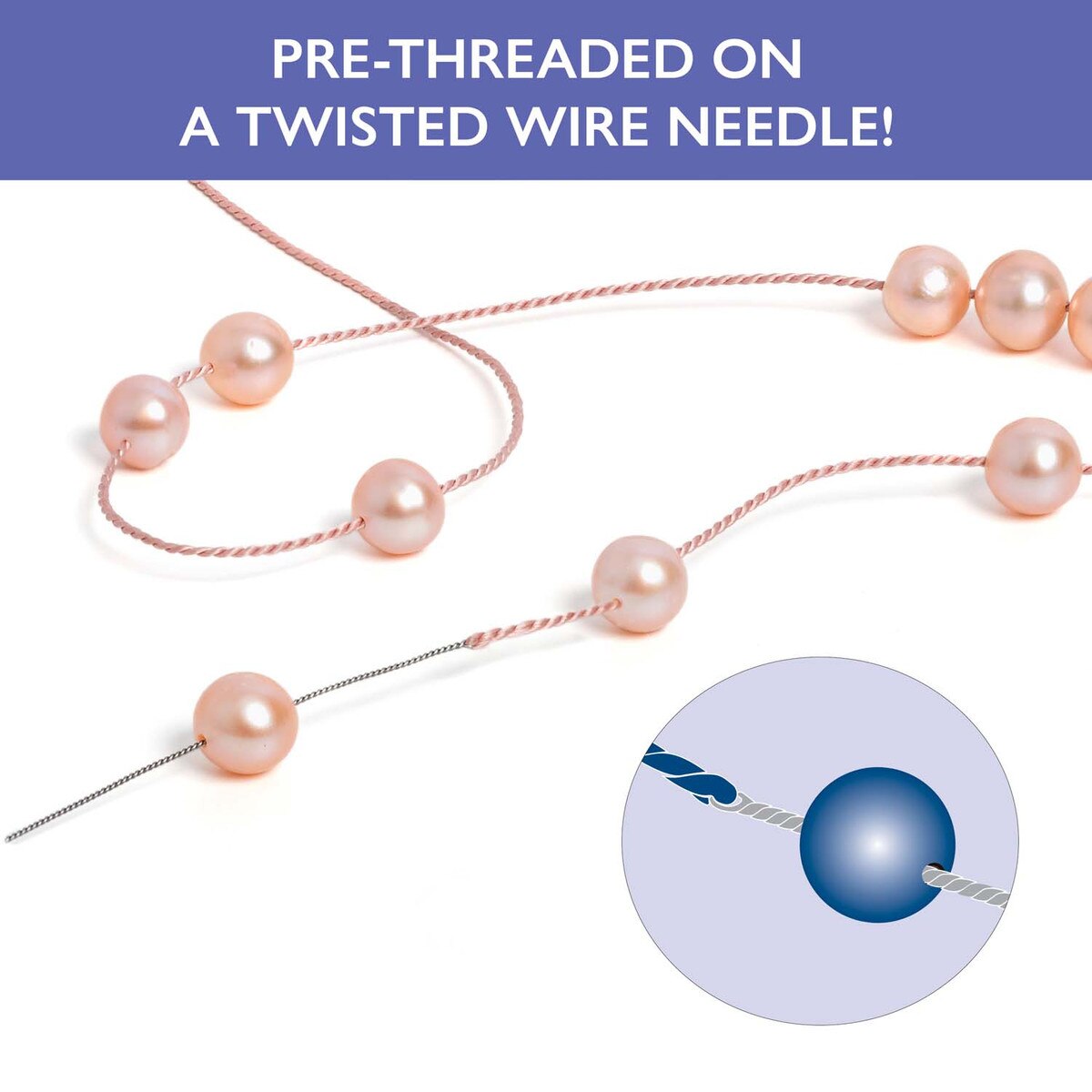 Griffin Silkestråd - White Storlek 0, 1 förpackning