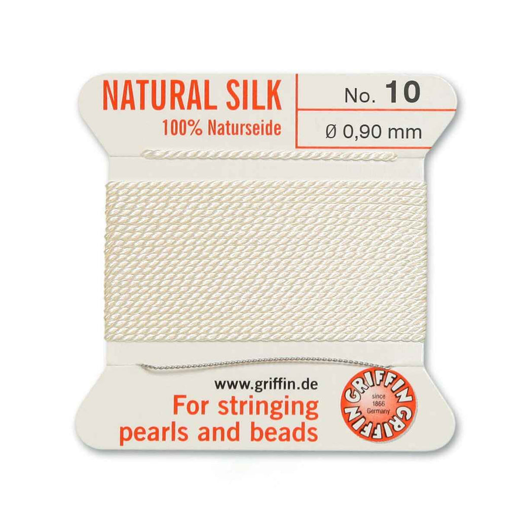 Griffin Silk - White strl 10, 1 förpackning