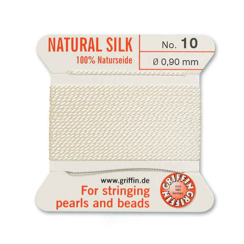 Griffin Silk - White strl 10, 1 förpackning