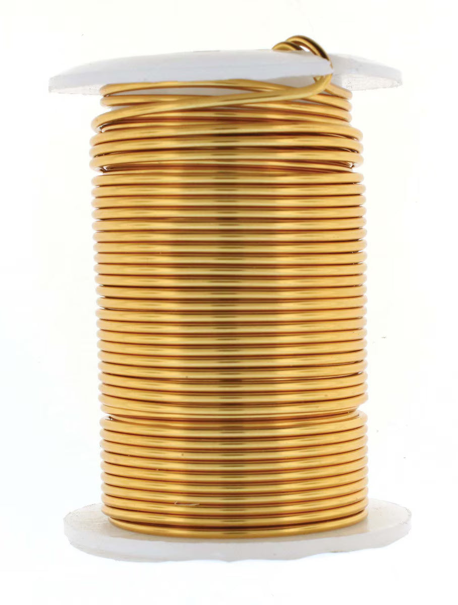 Wire Elements 16 Ga Brassfärgad Non Tarnish tråd, 1 rulle