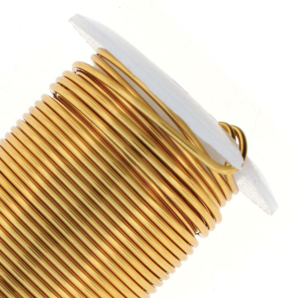 Wire Elements 16 Ga Brassfärgad Non Tarnish tråd, 1 rulle