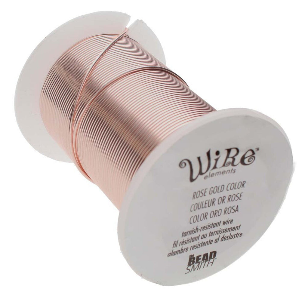 Wire Element - Rosé Guld 20 Ga Non Tarnish 1 rulle Beadsmith