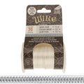 Wire Elements 20 Ga -  Silverfärgad halvrund Weave Non Tarnish, 1 rulle