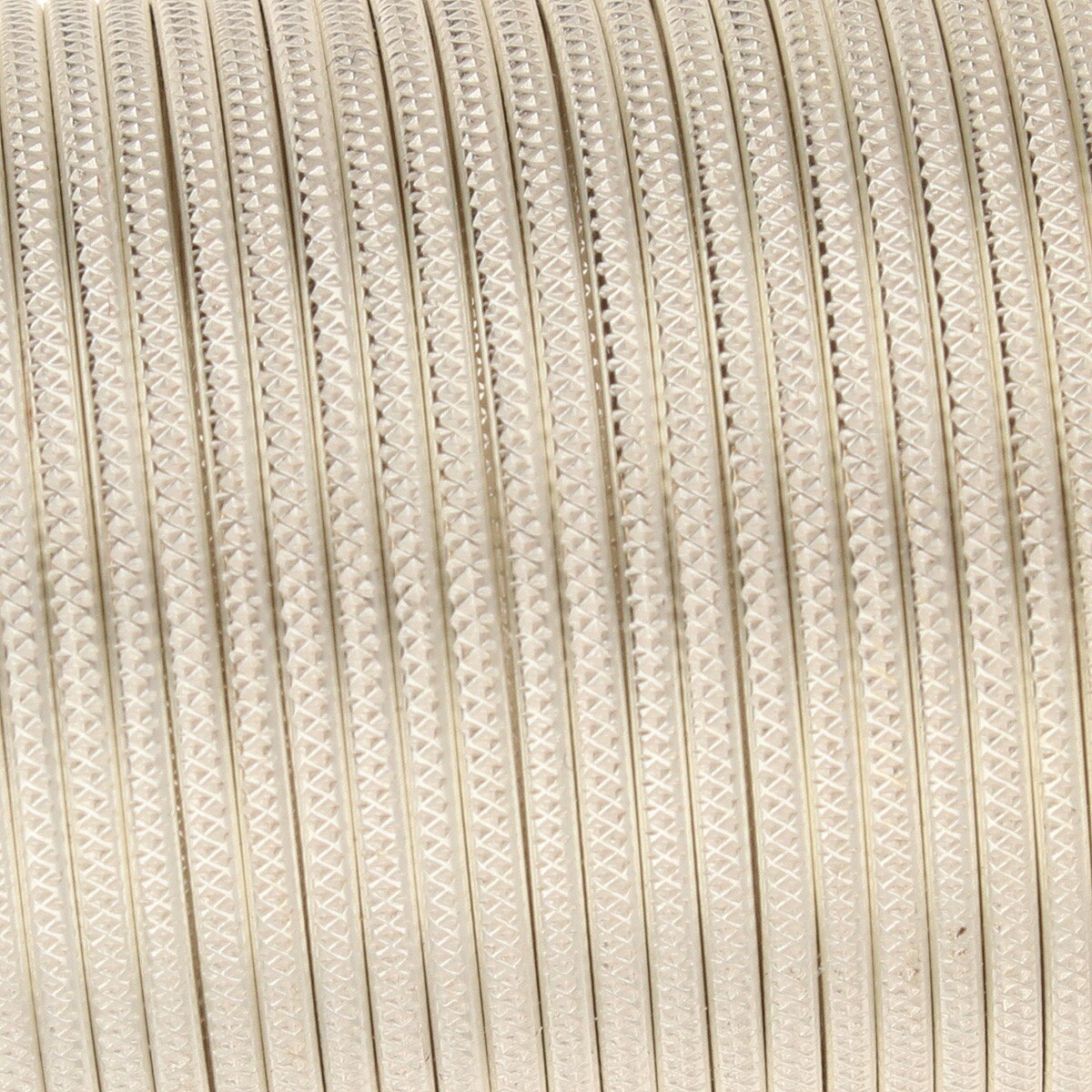 Wire Elements 20 Ga -  Silverfärgad halvrund Weave Non Tarnish, 1 rulle