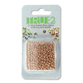 Facetterad Micro Spacers - Full Apricot 2x3mm, 6 gram Beadsmith