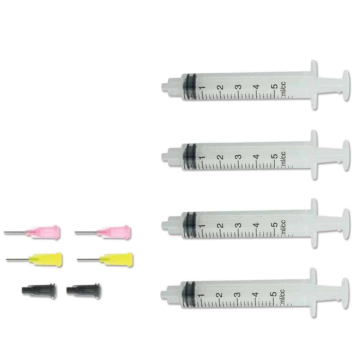 Verktyg - 4 Lim sprutor för att fästa flatbacks (S) 1 set