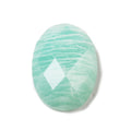 Cabochon Amazonite - Facetterad Oval 18x13mm 1 Styck