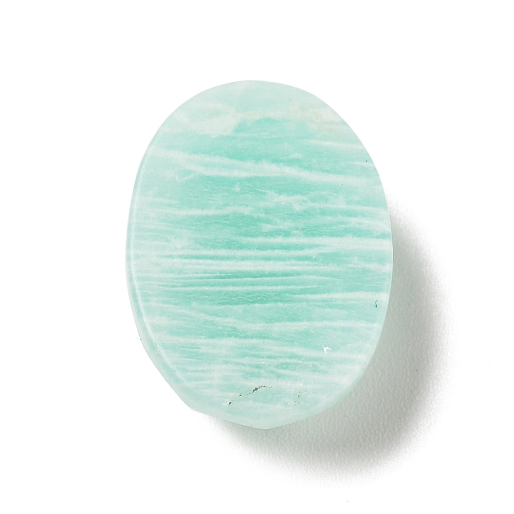 Cabochon Amazonite - Facetterad Oval 18x13mm 1 Styck