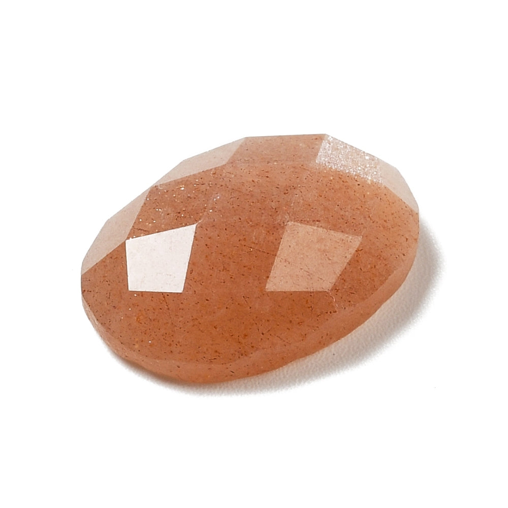 Cabochon Sunstone - Facetterad Oval 18x13mm 1 Styck