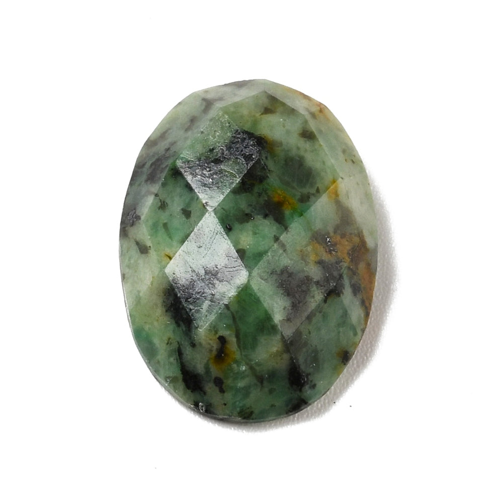 Cabochon Jasper - Facetterad Oval 18x13mm 1 Styck