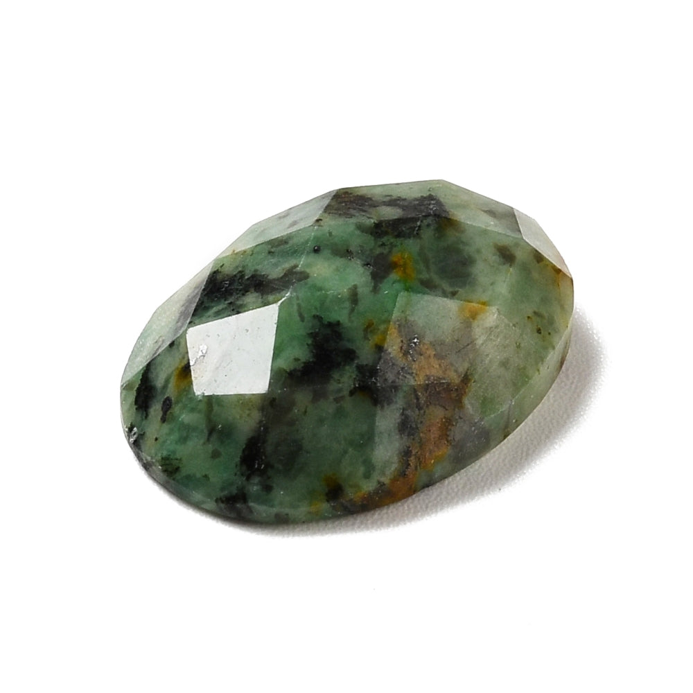 Cabochon Jasper - Facetterad Oval 18x13mm 1 Styck