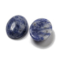 Cabochon Blue Spot Jasper - Oval 18x13mm 1 Styck Hilmas Pyssel