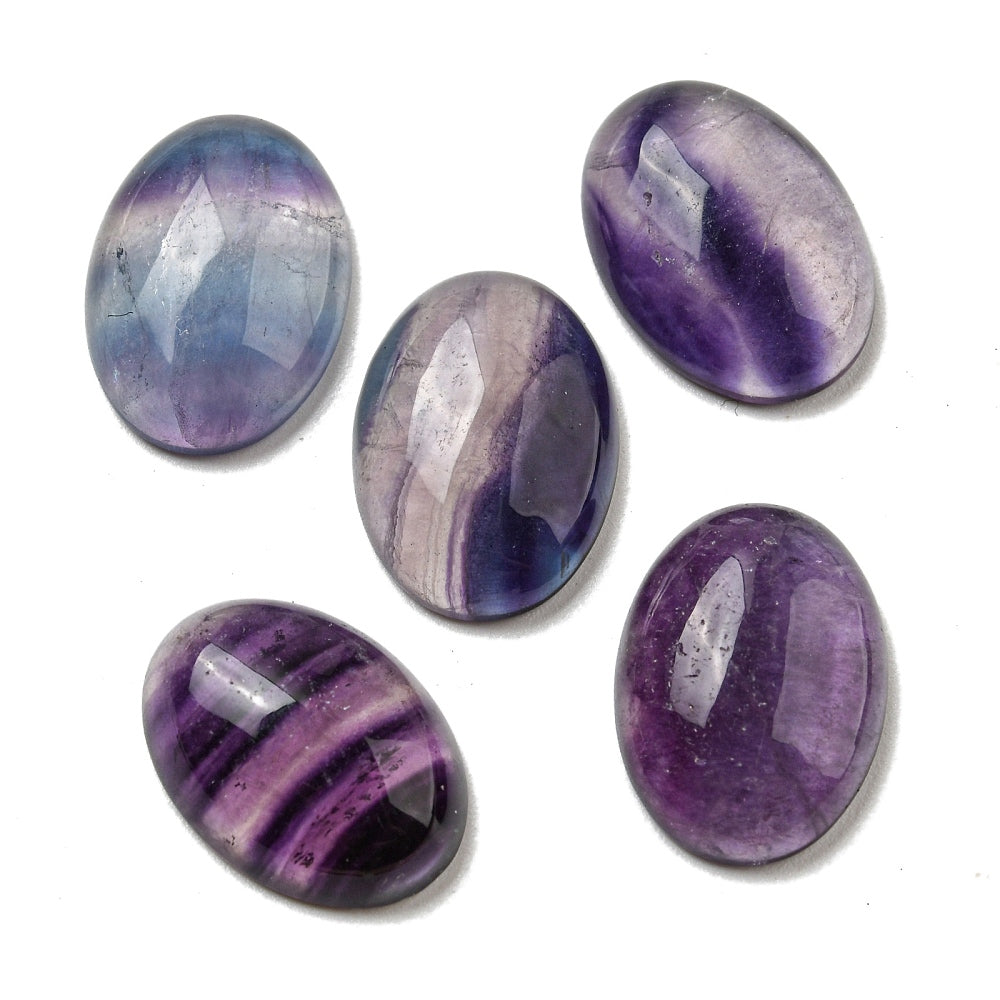 Cabochon Fluorite - Oval 18x13mm 1 Styck Hilmas Pyssel