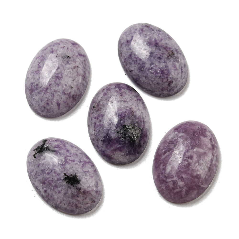 Cabochon Lepidolite - Oval 18x13mm 1 Styck hil